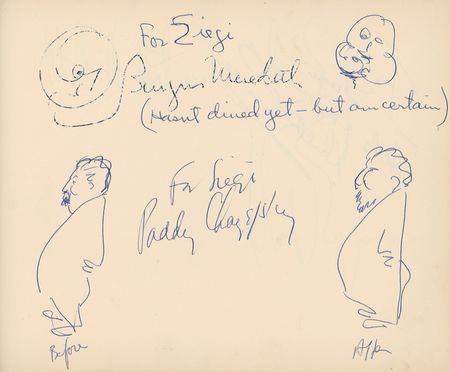 Lot #932 A Night on the Town: LONDON AT NIGHT: Over 350 celebrities sign for London nightclub owner Siegi Sessler, including: Bogart, Wayne, Taylor, Hepburn, Chaplin, DiMaggio, and Sinatra - Image 11