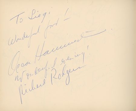 Lot #932 A Night on the Town: LONDON AT NIGHT: Over 350 celebrities sign for London nightclub owner Siegi Sessler, including: Bogart, Wayne, Taylor, Hepburn, Chaplin, DiMaggio, and Sinatra - Image 12
