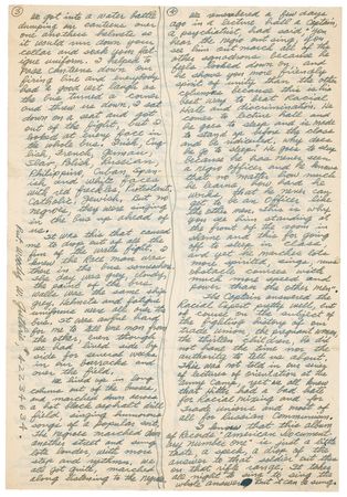 Lot #763 Woody Guthrie: GUTHRIE recounts racially charged Army experiences for his never-completed American Documentary - Image 2