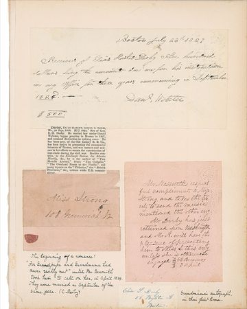Lot #320 Joseph Story and Daniel Webster Group Lot - Image 2