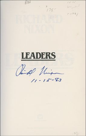 Lot #109 Richard Nixon Book - Image 1