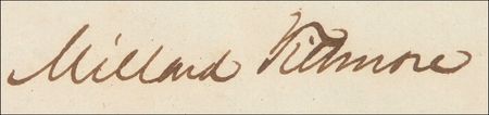 Lot #49 Millard Fillmore and Daniel Webster Signed Document - Image 2