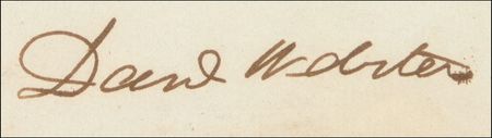 Lot #49 Millard Fillmore and Daniel Webster Signed Document - Image 3