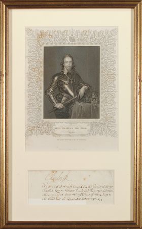 Lot #187 Charles I: His kingdom for a horse - Image 1