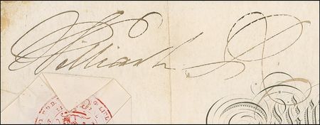 Lot #345 William IV: Signed months before his death - Image 2