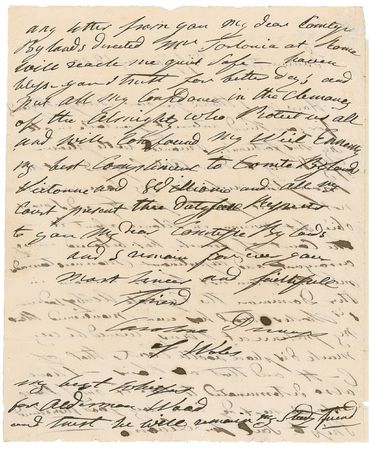 Lot #182 Caroline, Princess of Wales Handwritten Letter Signed - Image 2