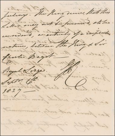 Lot #235 George IV: “Highly disgusting to the King’s feelings” - Image 2