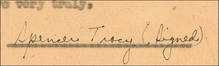 Lot #1380 Spencer Tracy: One of Tracy?s first contracts - Image 3