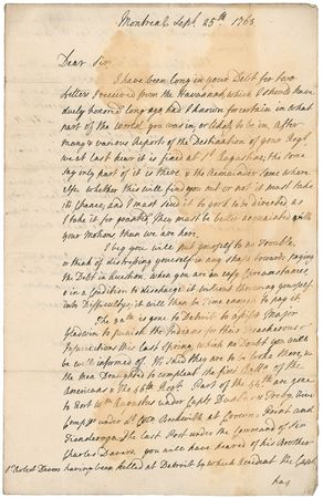 Lot #360 Thomas Gage: “To punish the Indians for their treacherous Insurrections” - Image 1
