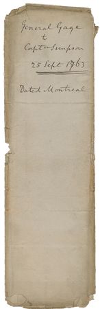 Lot #360 Thomas Gage: “To punish the Indians for their treacherous Insurrections” - Image 3