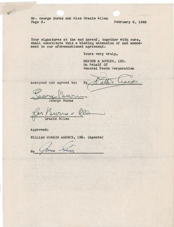 Lot #1009 George Burns Group Lot - Image 2
