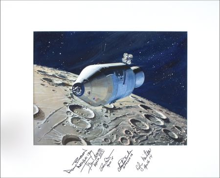 Lot #442 Moonwalkers Painting - Image 1
