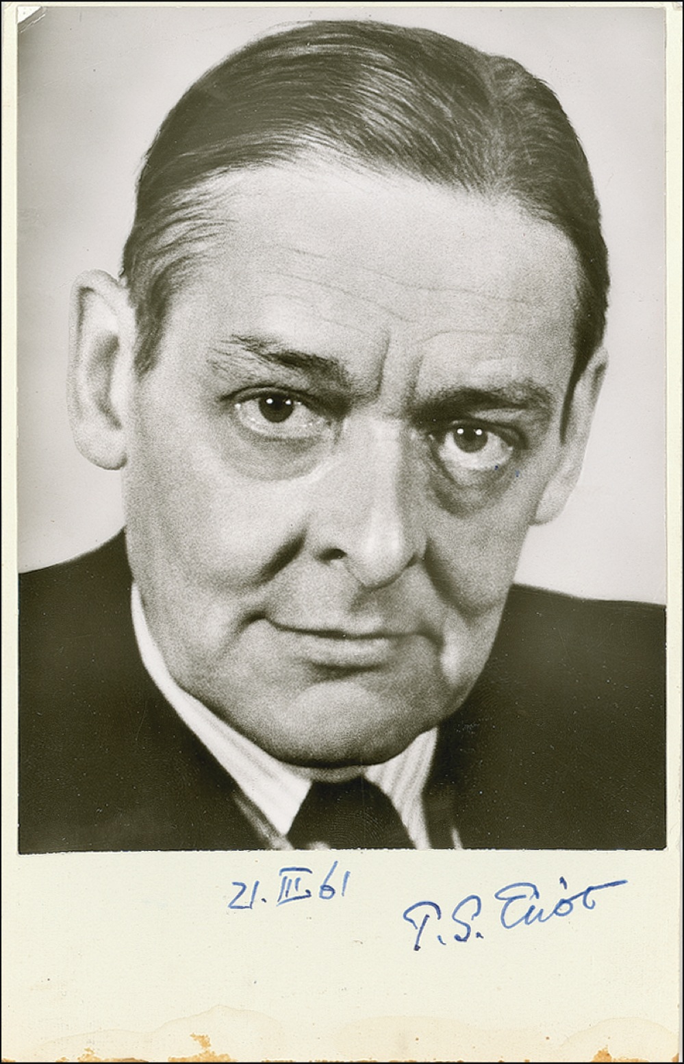 T. S. Eliot | RR Auction