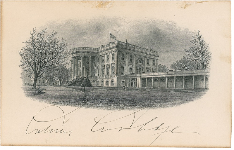 Lot 33 Calvin Coolidge Engraving