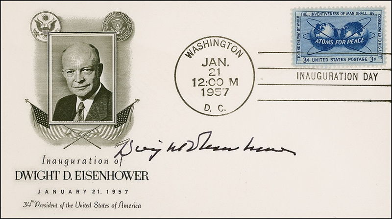 Lot 38 Dwight D. Eisenhower Inaugural Cover