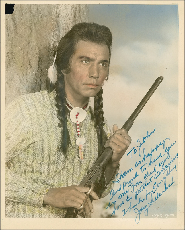 Lot 1080 Jay Silverheels: Tonto in living color