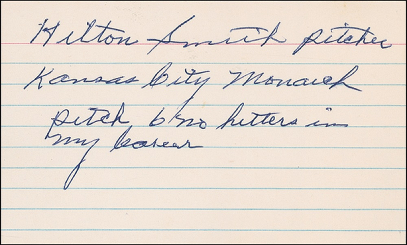 Lot 1414 Hilton Smith Signature