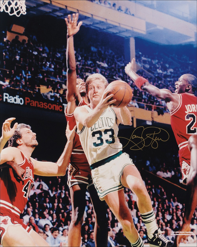 Lot 1204 Larry Bird Signed Photograph