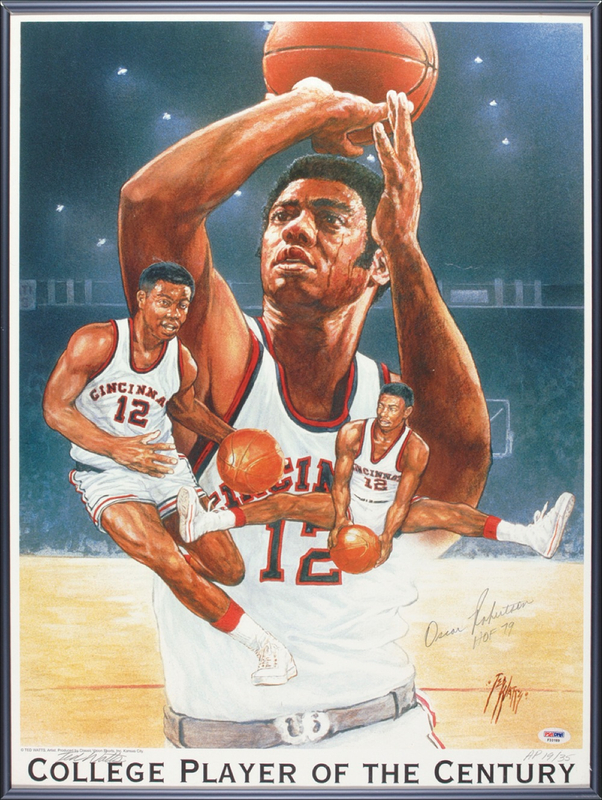 Lot 1387 Oscar Robertson Print