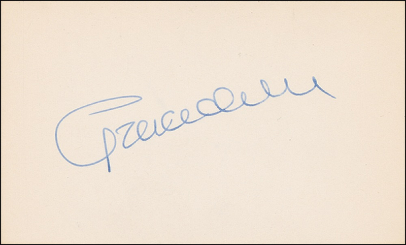 Lot 988 Grace Kelly Signature