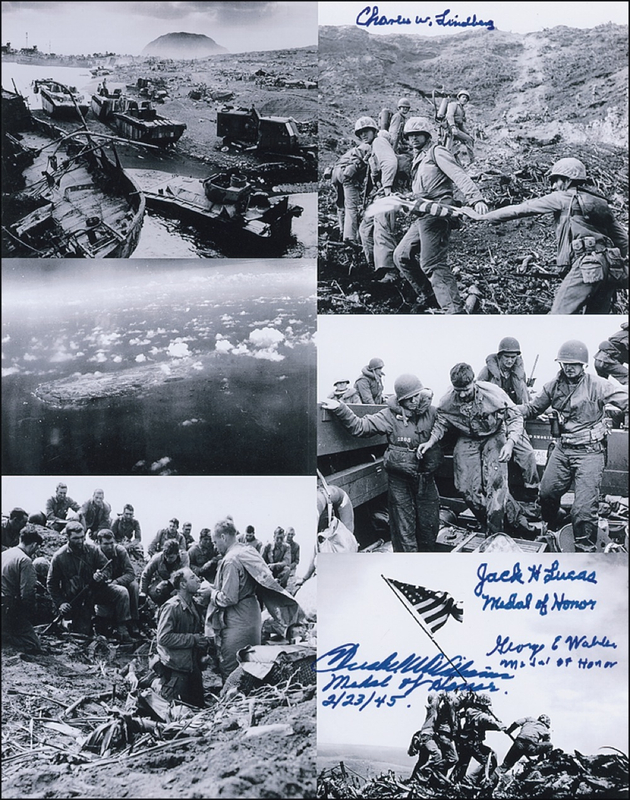 Lot 305 Iwo Jima Signed Photograph