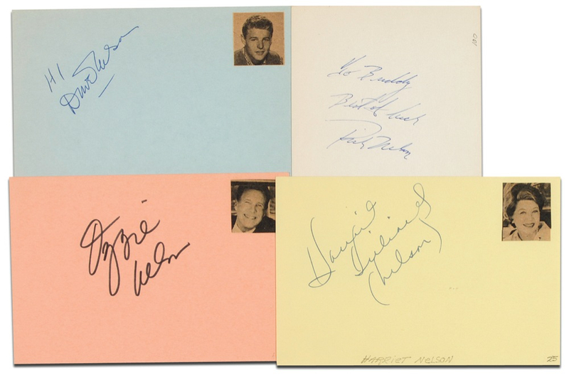 Lot 1041 The Nelsons Signatures