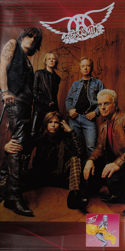 Lot 539 Aerosmith Promotional Banner