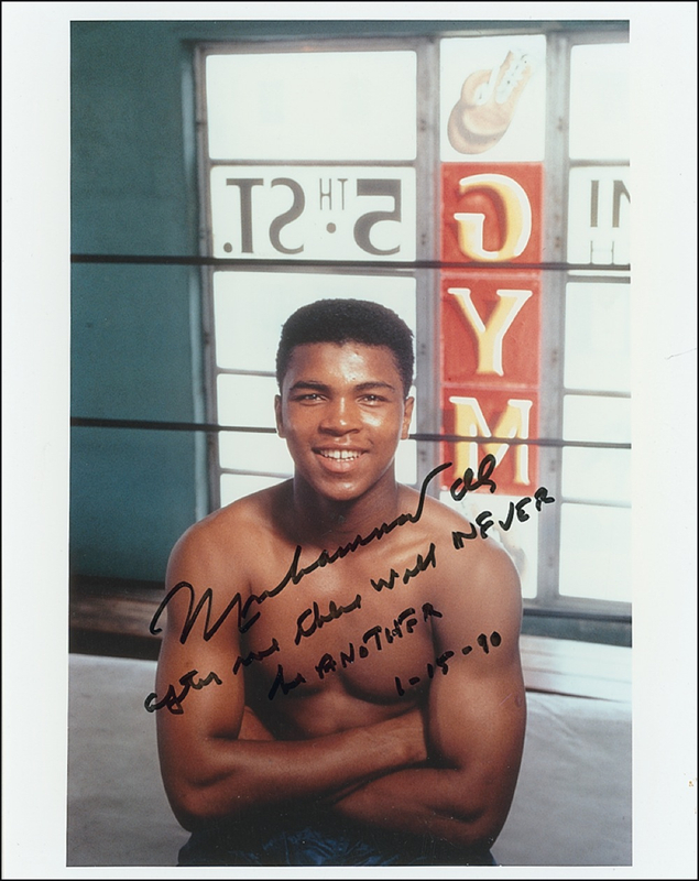 Lot 1147 Muhammad Ali Signed Photograph