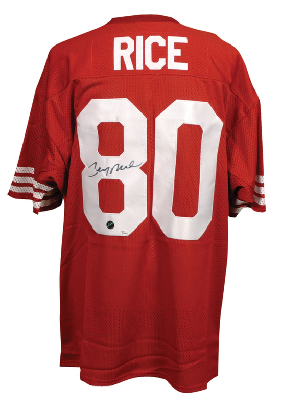 Lot 1384 Jerry Rice Football Jersey