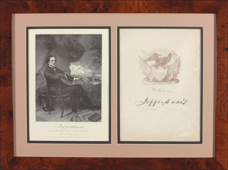 Lot 178 Jefferson Davis Engraving