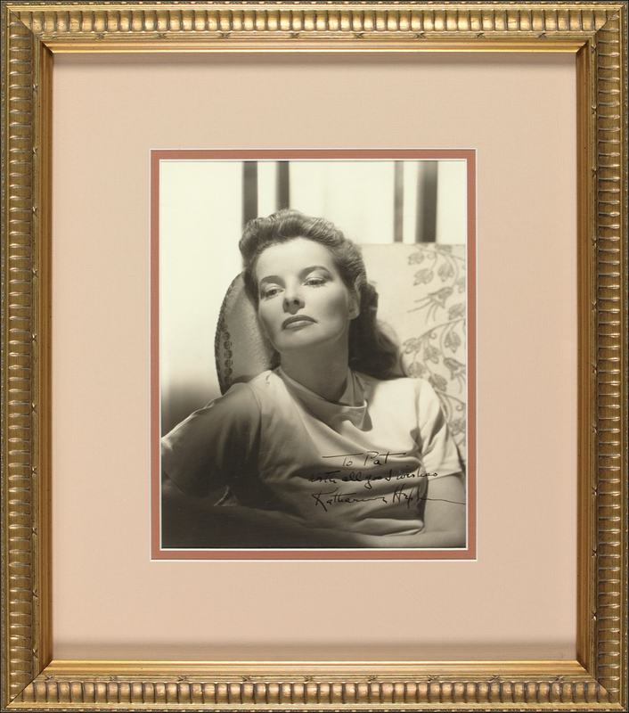 Lot 961 Katharine Hepburn Signed Photograph