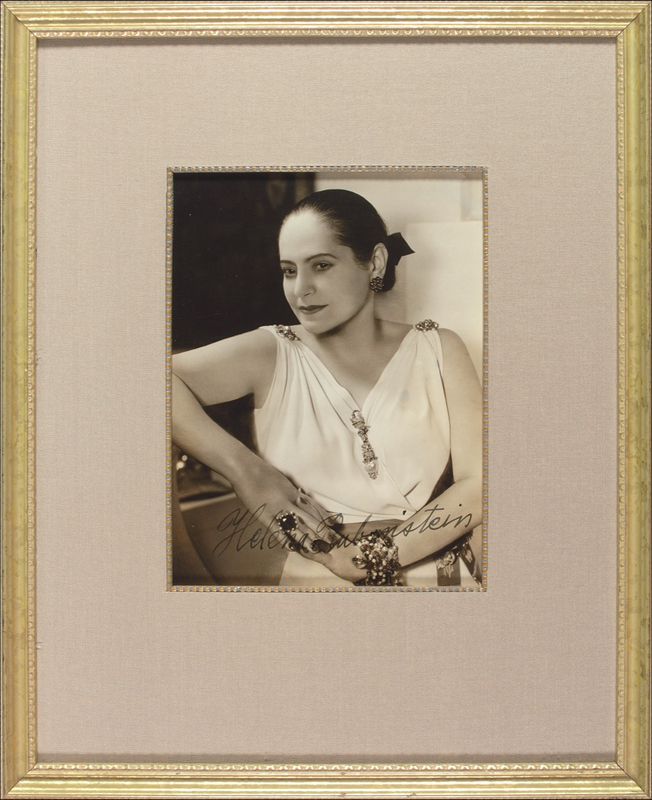 Lot 259 Helena Rubinstein Signed Photograph