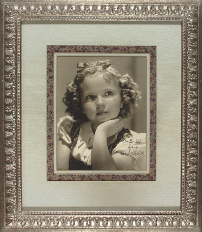 Lot 1107 Shirley Temple Signed Photograph