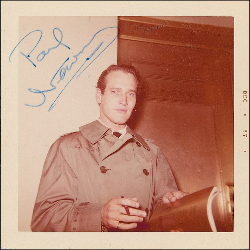 Lot 1044 Paul Newman Signed Photograph