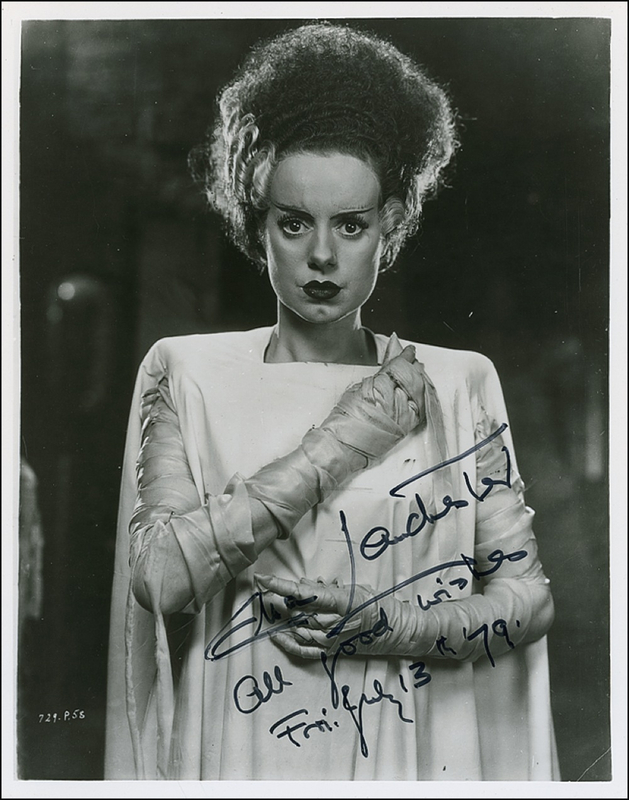 Lot 993 Elsa Lanchester Signed Photograph
