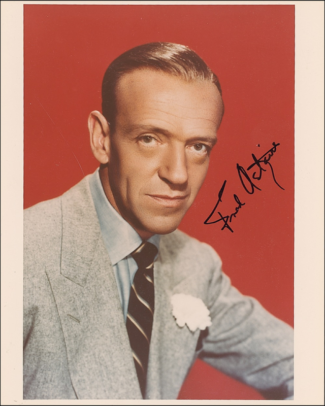 Lot 821 Fred Astaire Signed Photograph