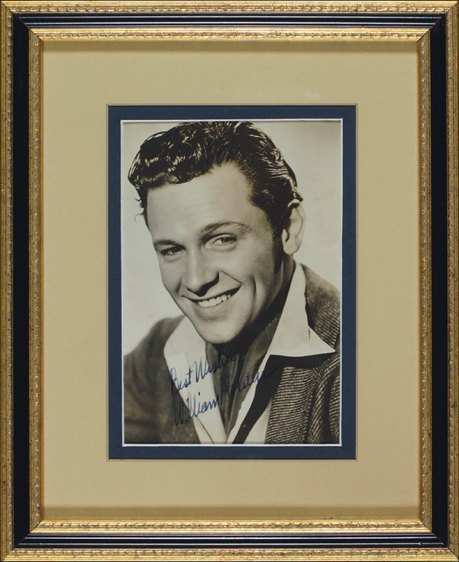 Lot 969 William Holden Signed Photograph