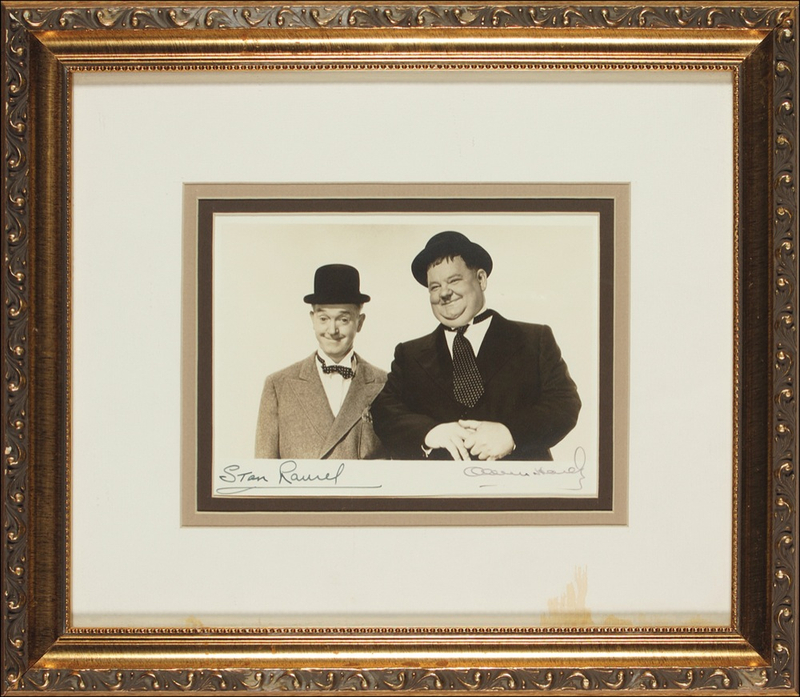 Lot 996 Laurel and Hardy Signed Photograph