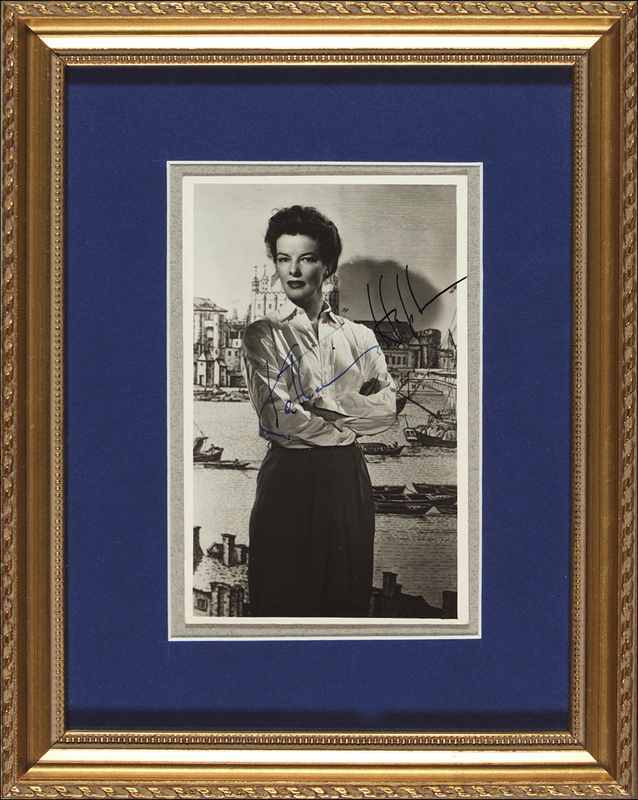 Lot 962 Katharine Hepburn Signed Photograph