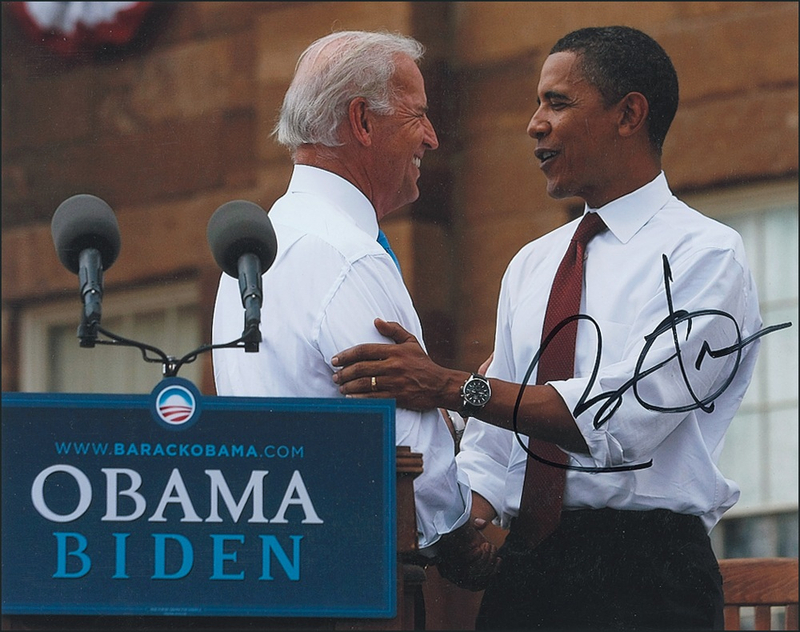 Lot 99 Barack Obama Signed Photograph