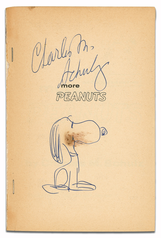 Lot 533 Charles Schulz Book