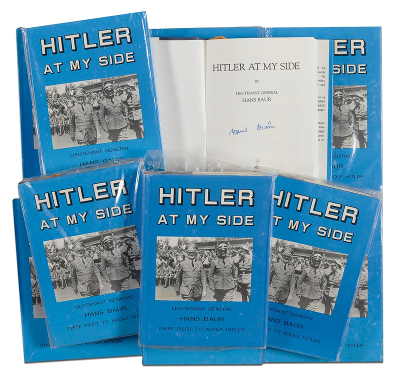 Lot 284 Hans Baur: Hitler?s personal pilot as author