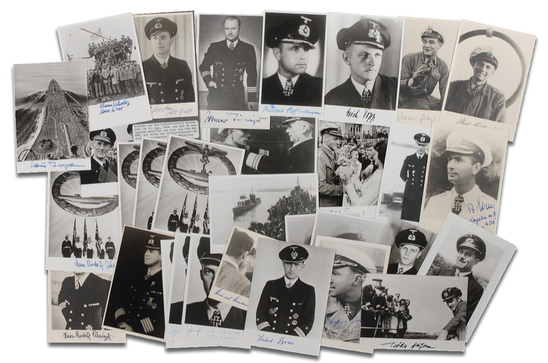 Lot 329 U-Boat Captains: From the depths: Instant collection of German U-boat captains