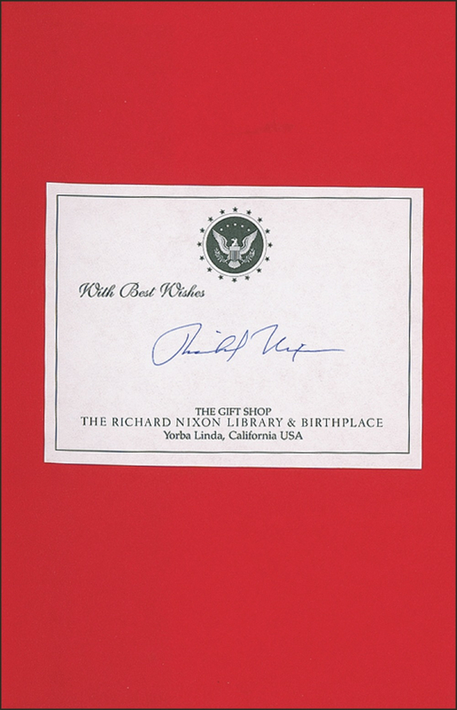 Lot 92 Richard Nixon Book