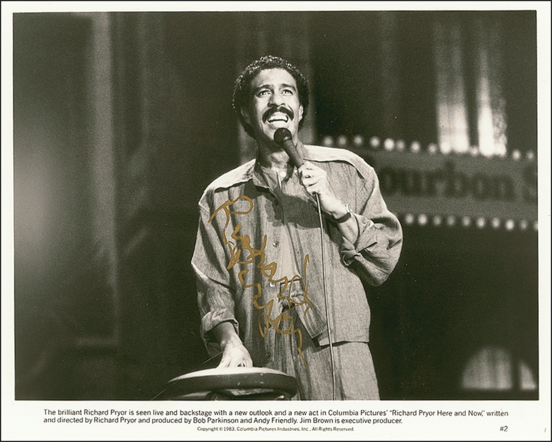 Lot 1058 Richard Pryor Signed Photograph