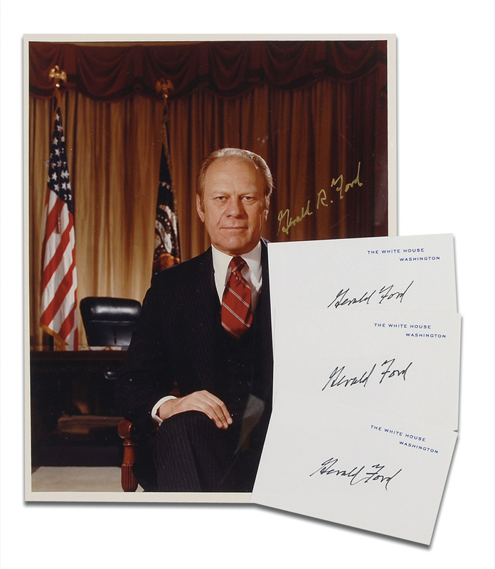 Lot 48 Gerald Ford Group Lot