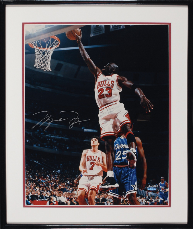 Lot 1302 Michael Jordan Signed Photograph