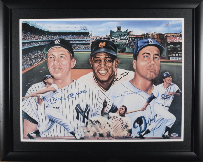 Lot 1325 Mantle, Mays, and Snider Print