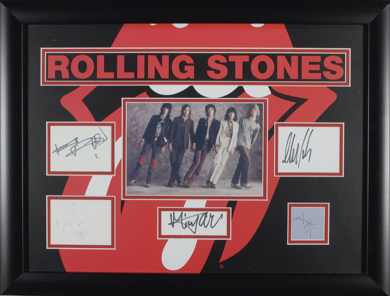 Lot 751 Rolling Stones Signatures