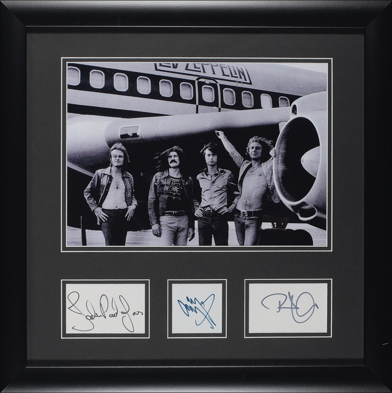 Lot 673 Led Zeppelin Signatures